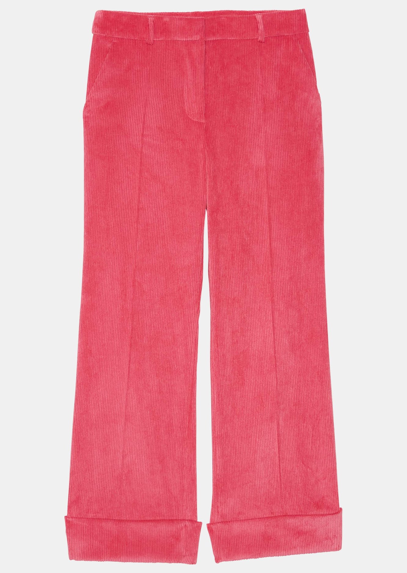Pantalon Phil rose en velours côtelé Tara Jarmon seconde main photo 1