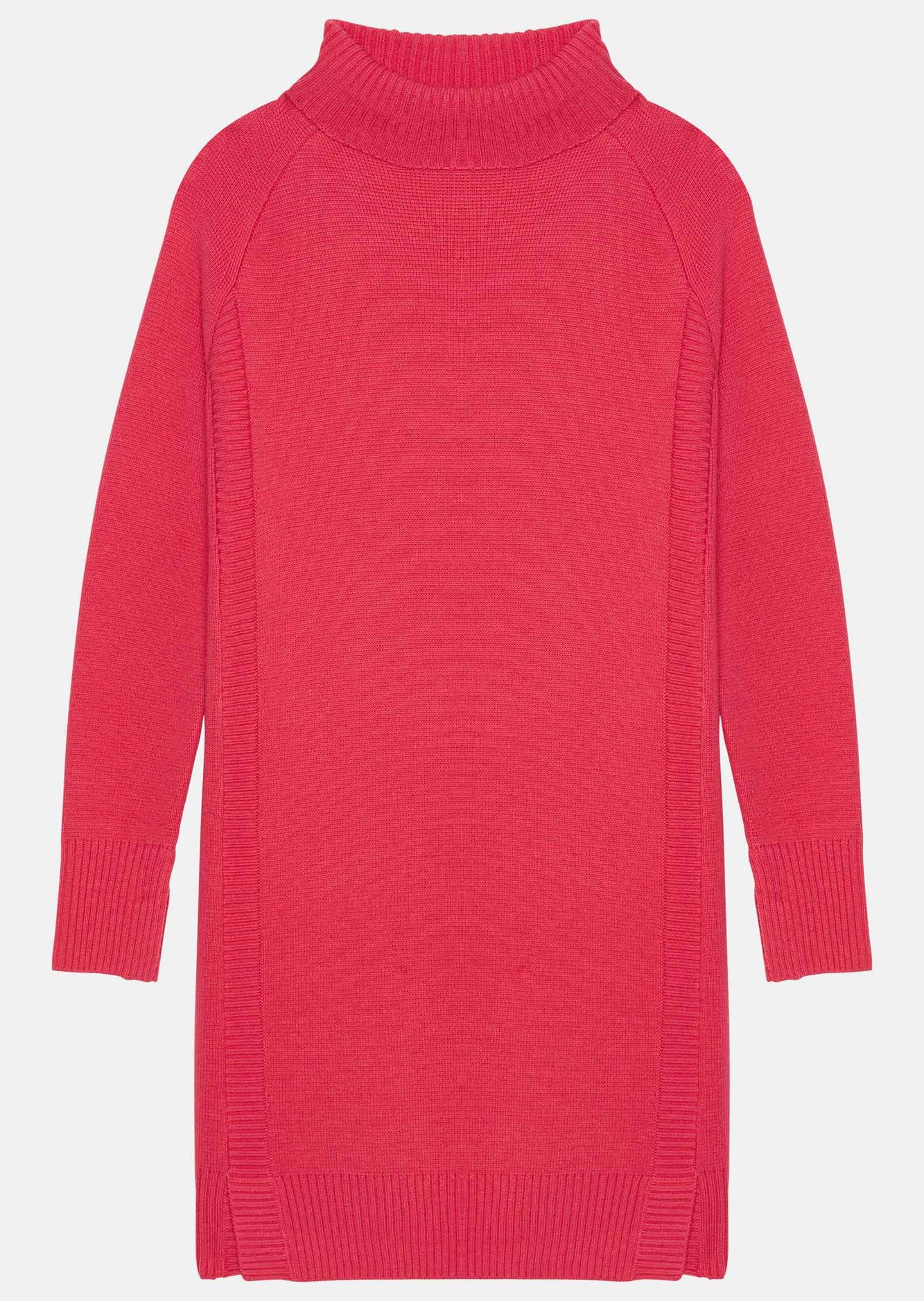 Robe pull Royale rose en laine Tara Jarmon seconde main photo 1