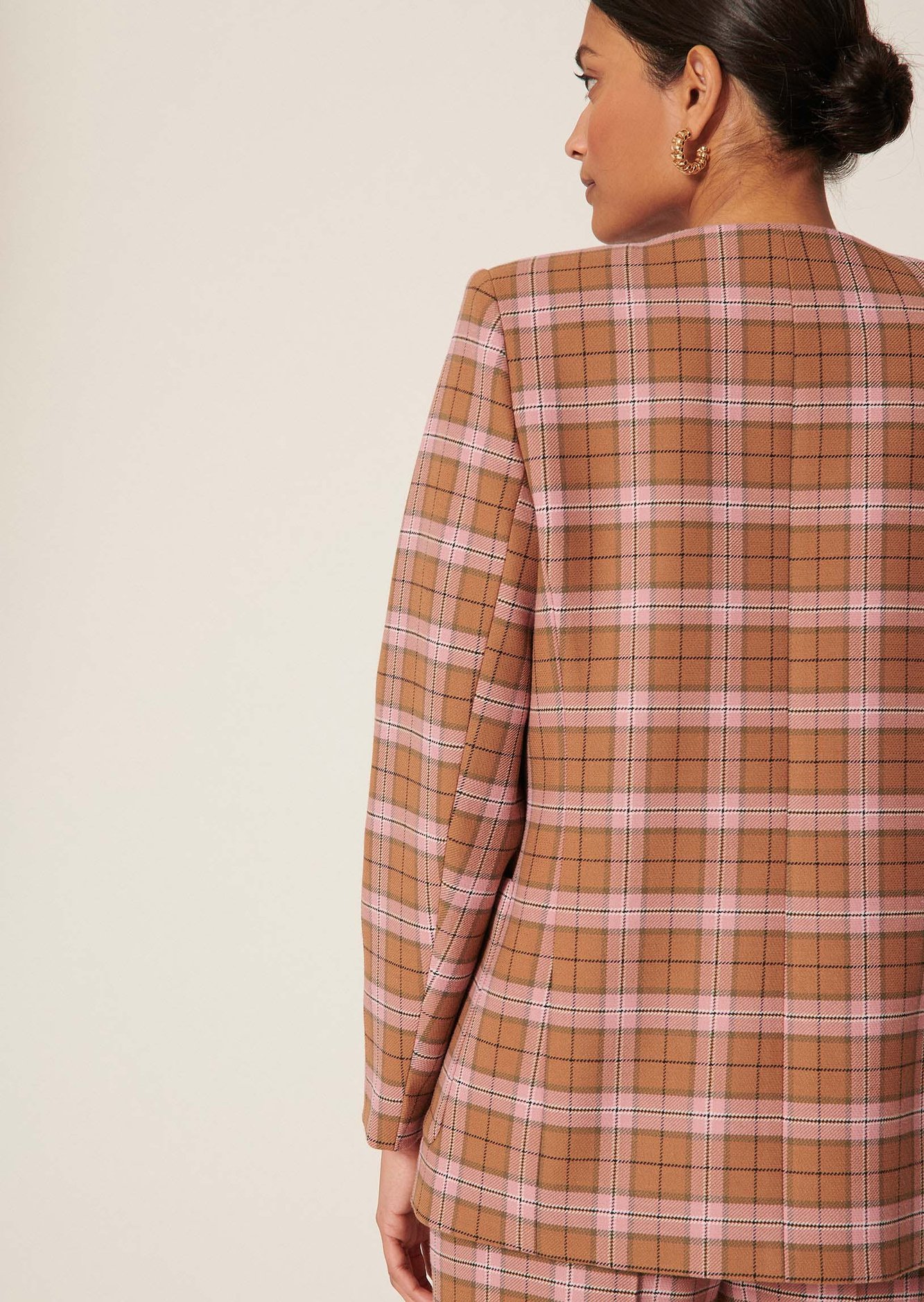 Veste Vericka rose en tartan Tara Jarmon seconde main photo 7
