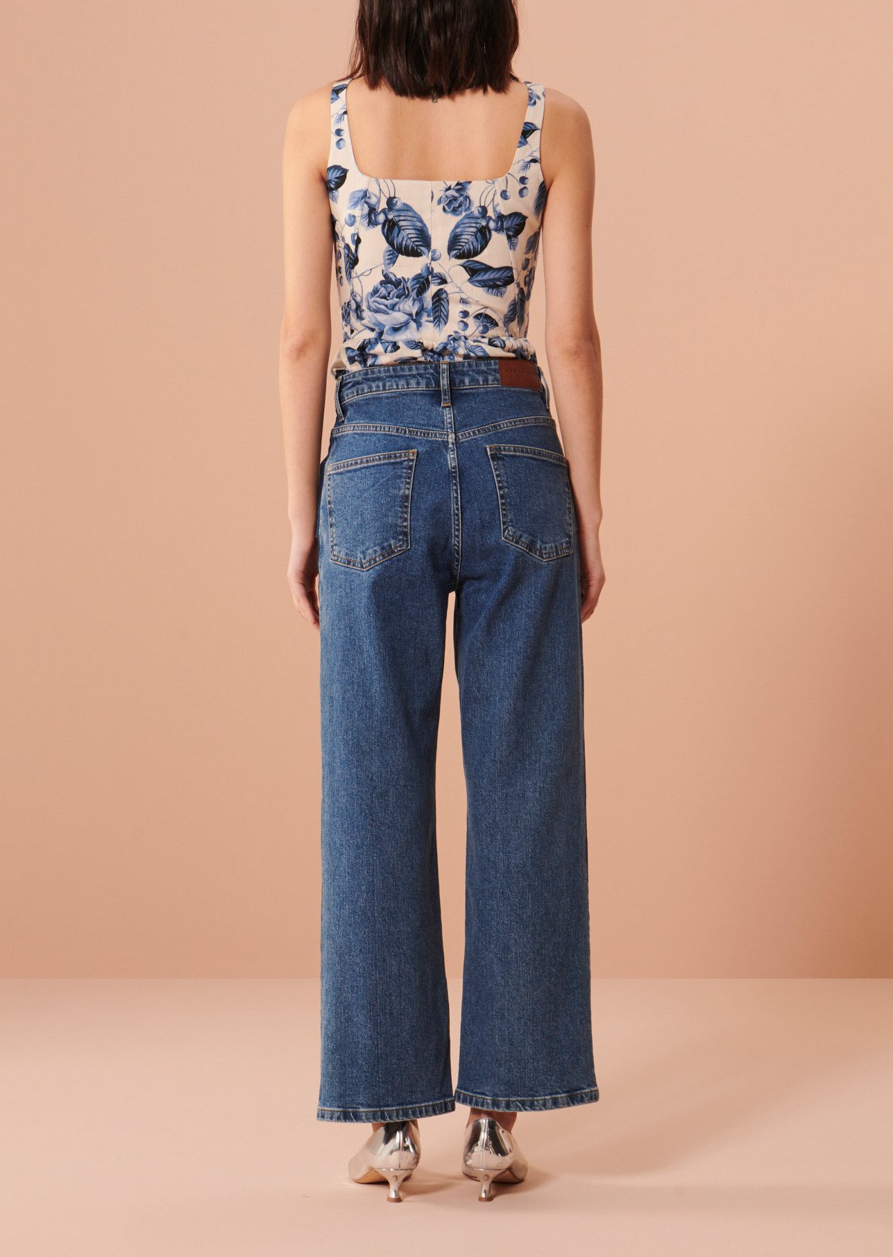 Jean Jayden brut en denim Tara Jarmon seconde main photo 7