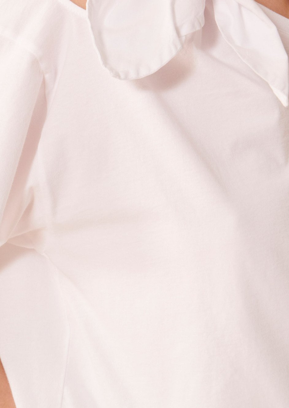 T-shirt Tarabow blanc en coton Tara Jarmon seconde main photo 2