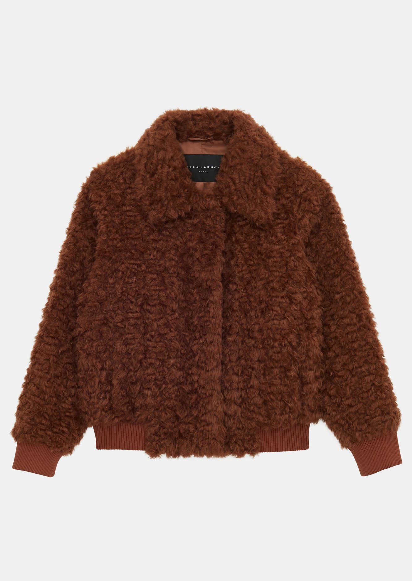 Blouson Bianca marron en fausse fourrure Tara Jarmon seconde main photo 1