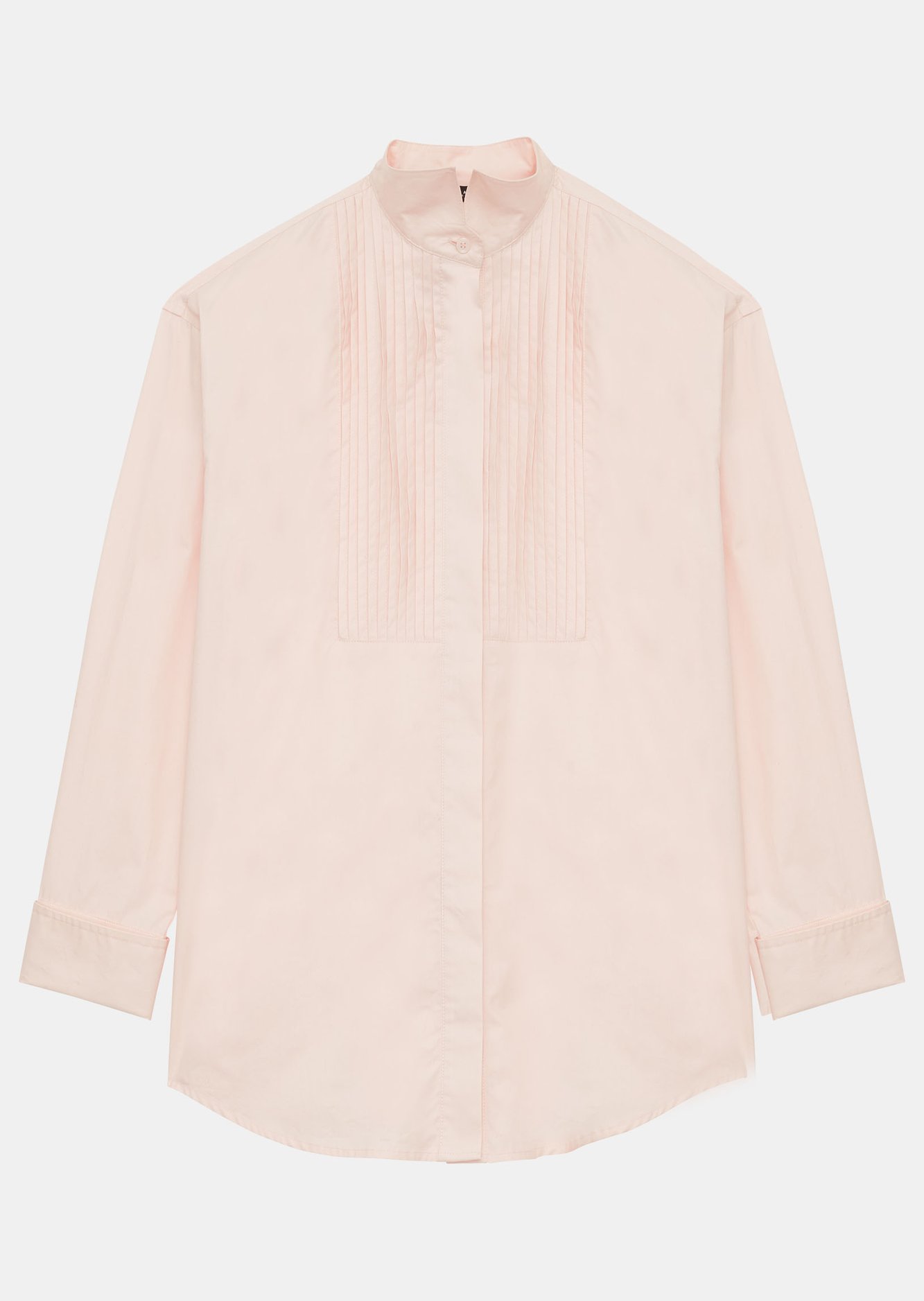 Chemise Carlina rose pâle en popeline Tara Jarmon seconde main photo 1