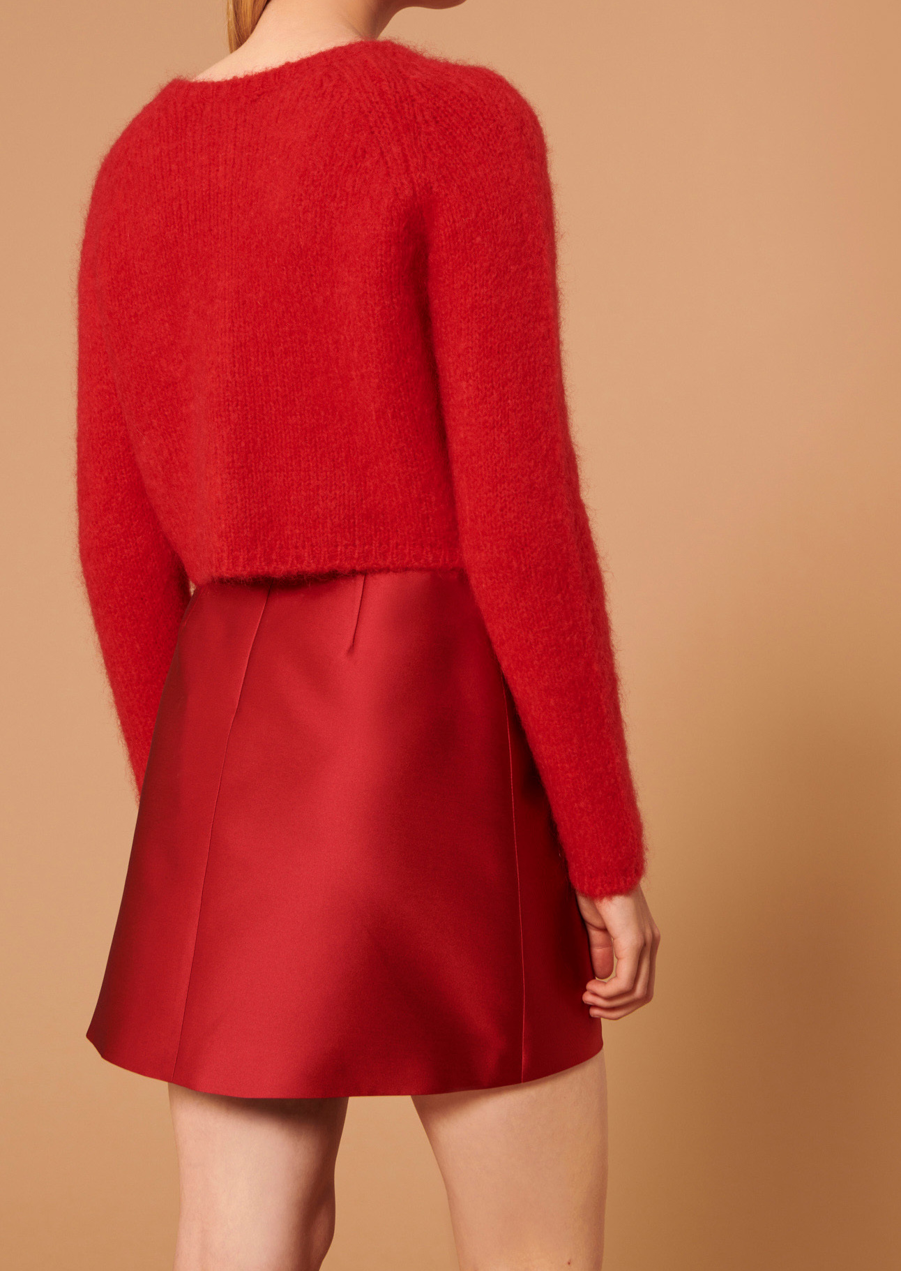 Gilet Glory rouge en mohair Tara Jarmon seconde main photo 5