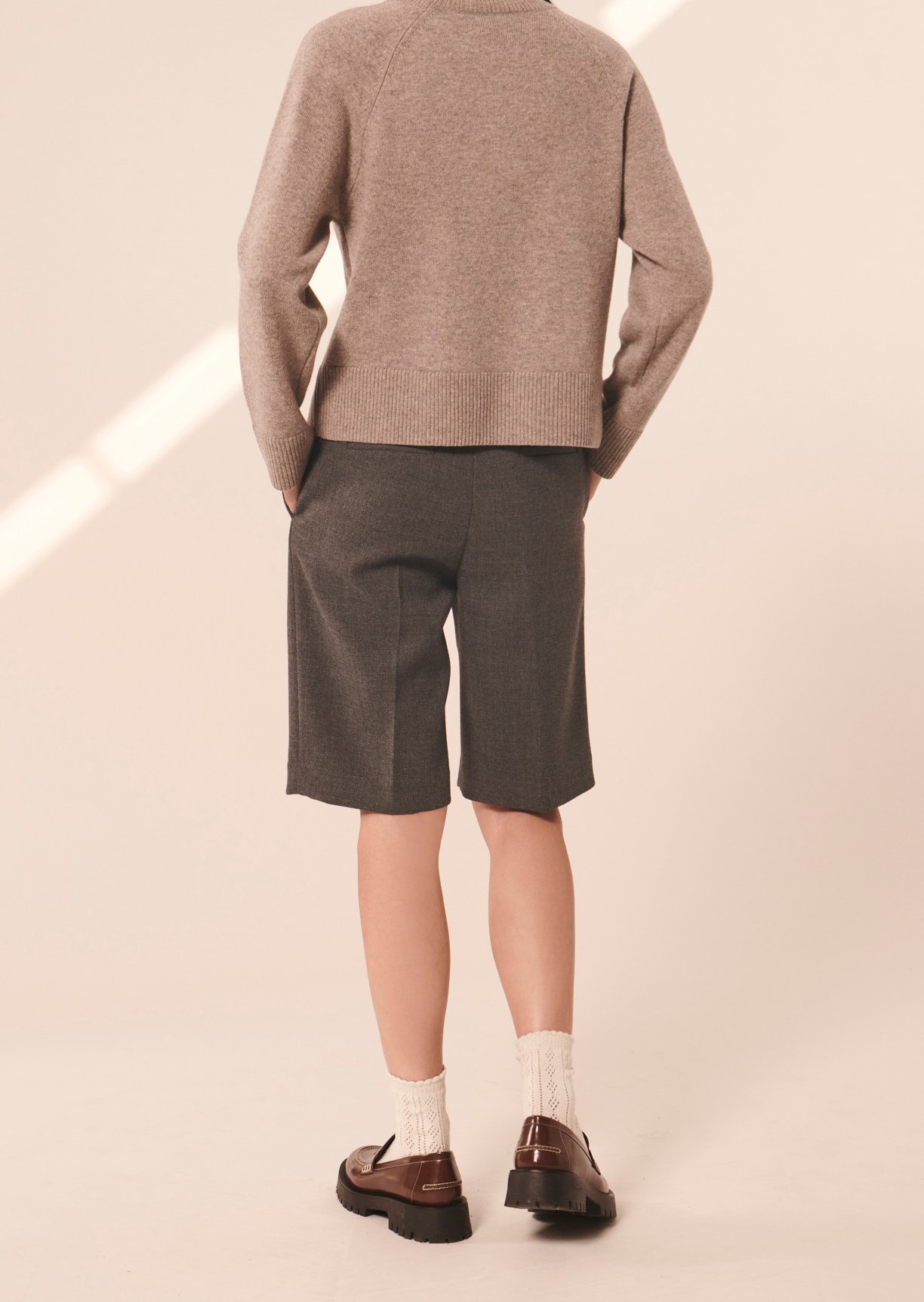 Pull Pema beige en laine merinos et alpaga Tara Jarmon seconde main photo 8