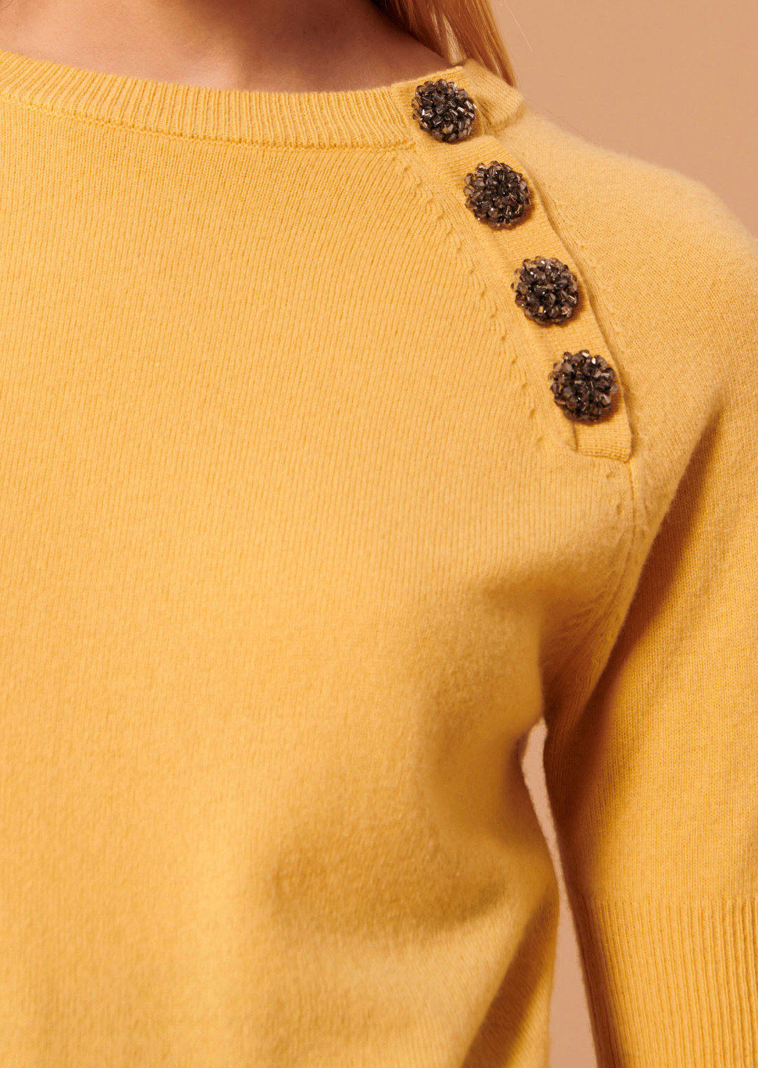 Pull Pastelle jaune en laine Tara Jarmon seconde main photo 2
