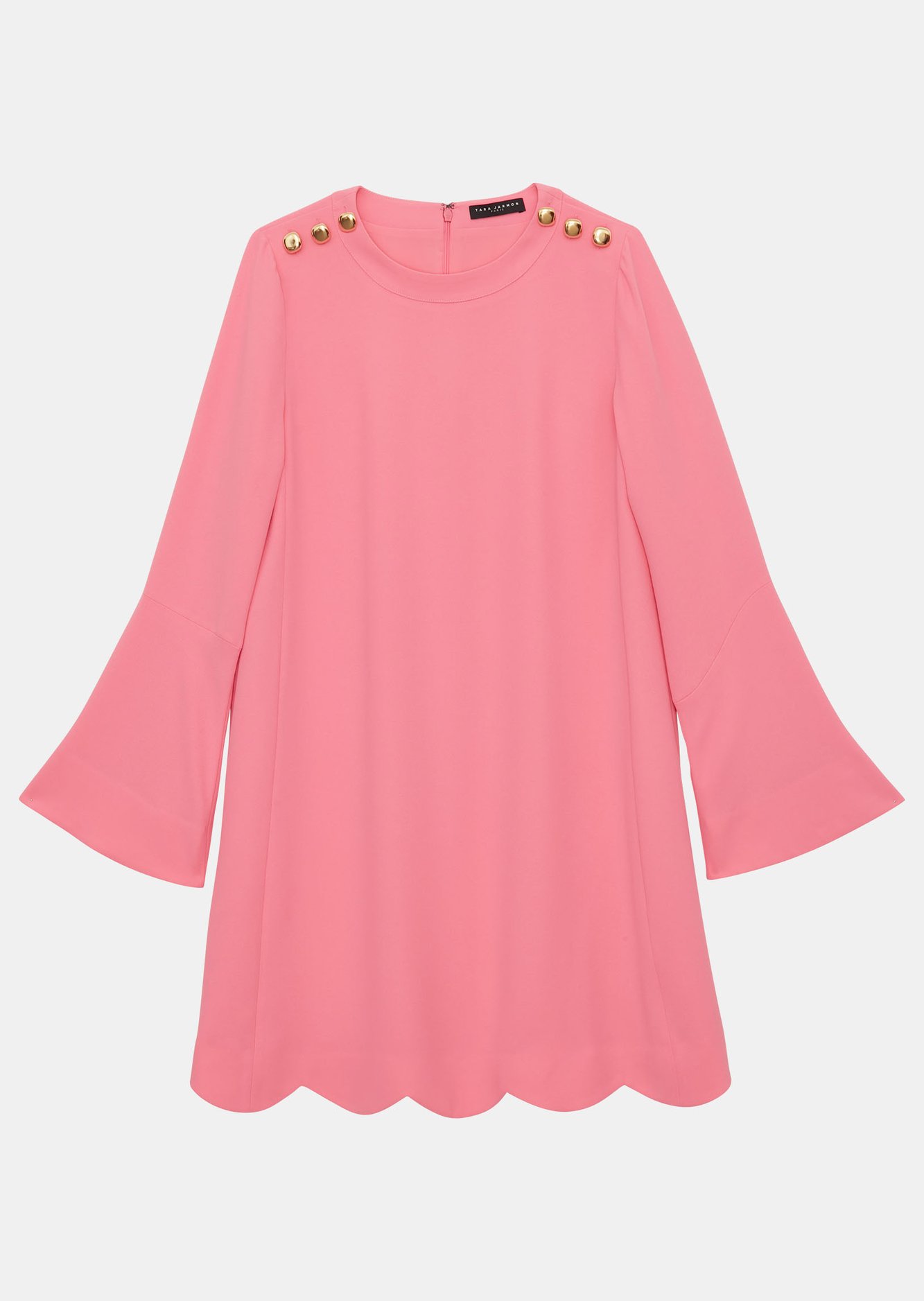 Robe Ruodana rose en crêpe Tara Jarmon seconde main photo 6