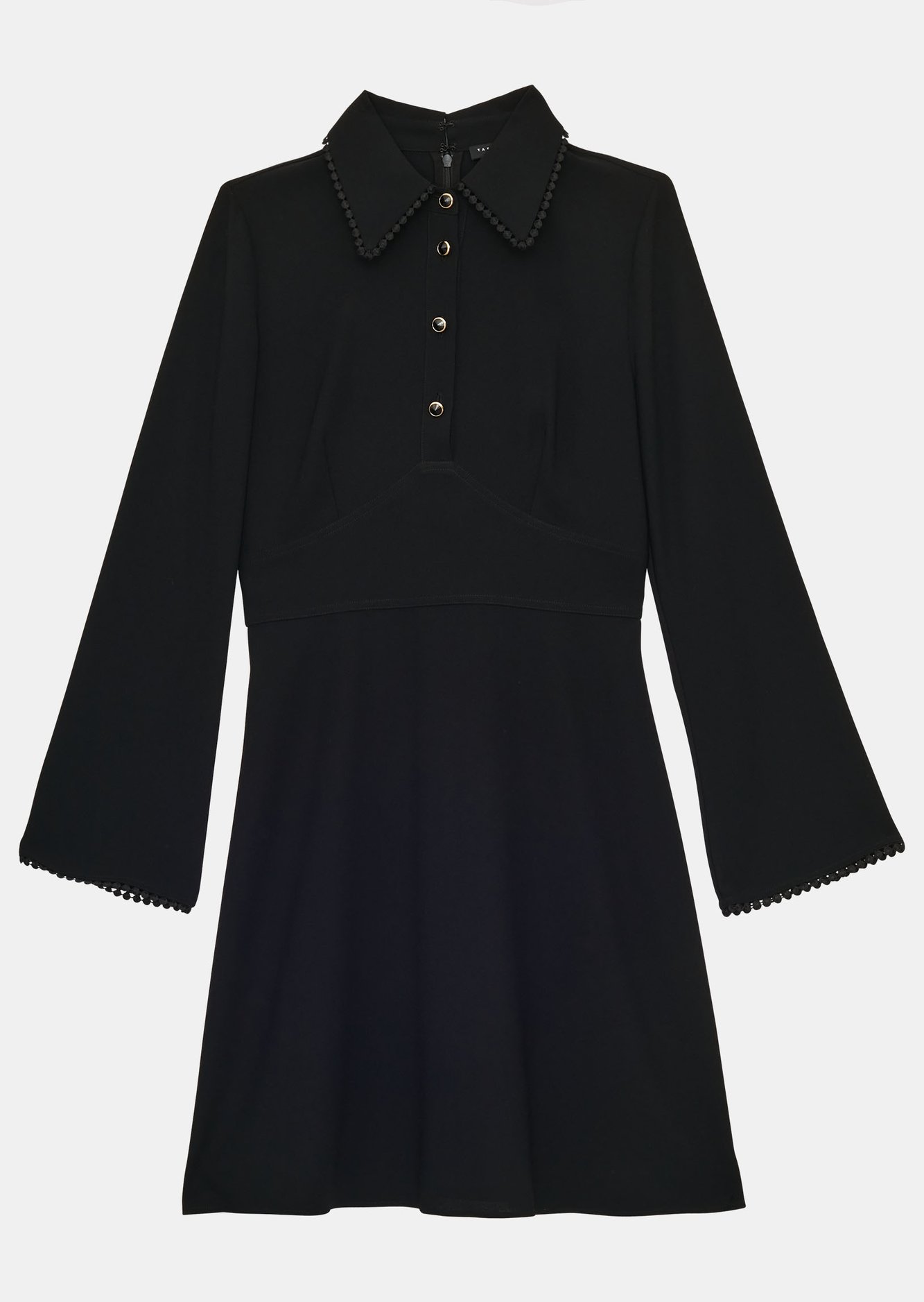Robe Rielle noire en crêpe Tara Jarmon seconde main photo 5