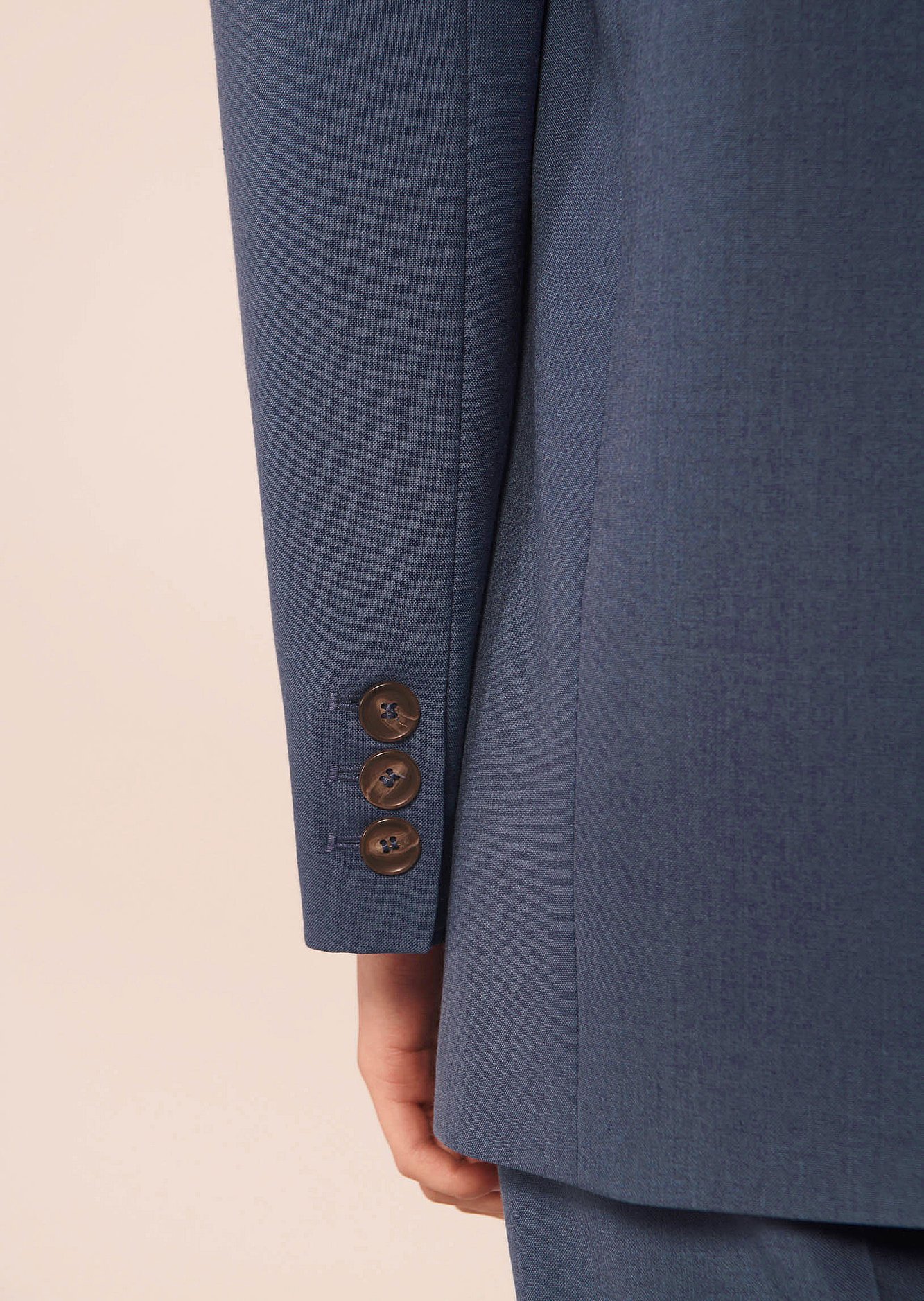 Veste Viggo bleue en laine Tara Jarmon seconde main photo 4