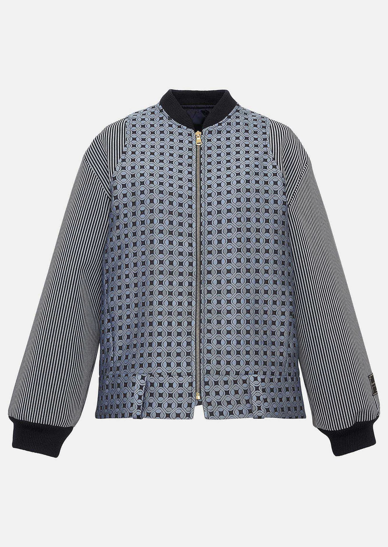 Veste Valeska bleue en jacquard Tara Jarmon seconde main photo 6