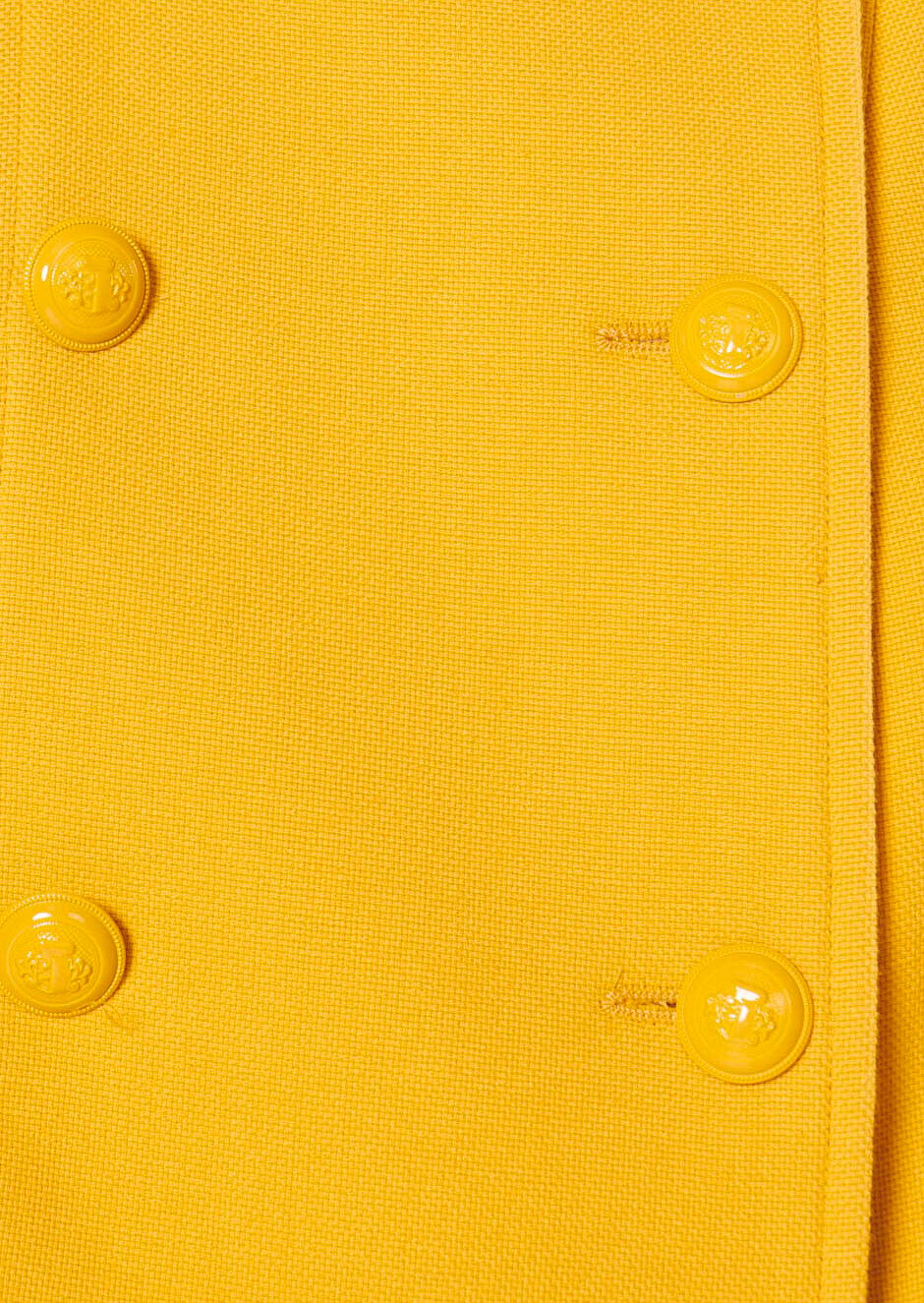 Manteau Marnie jaune en double coton Tara Jarmon seconde main photo 4