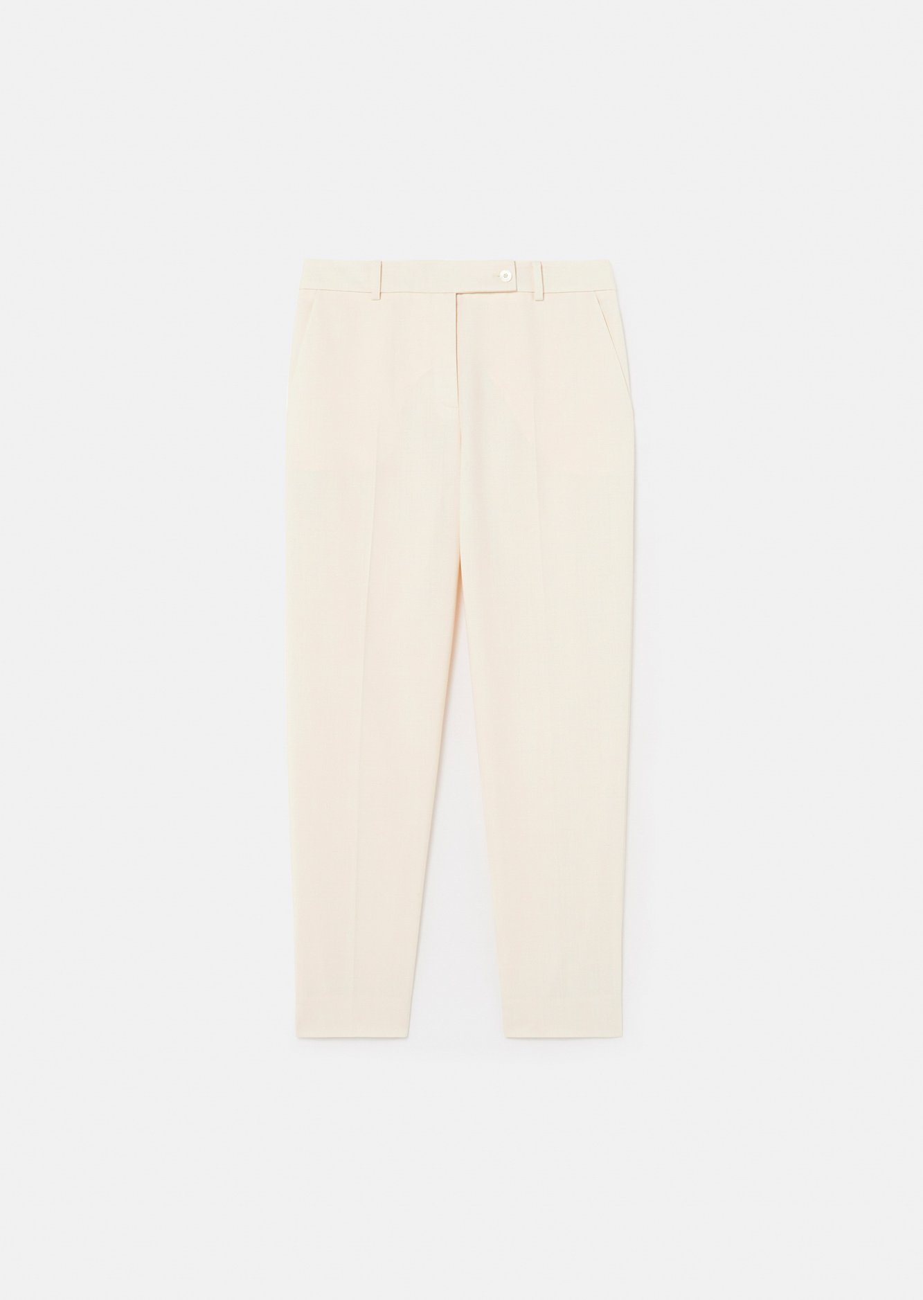 Pantalon Pascal écru en laine froide Tara Jarmon seconde main photo 1