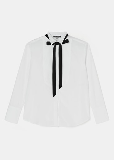 Chemise blanche en popeline Clare Tara Jarmon seconde main photo 1