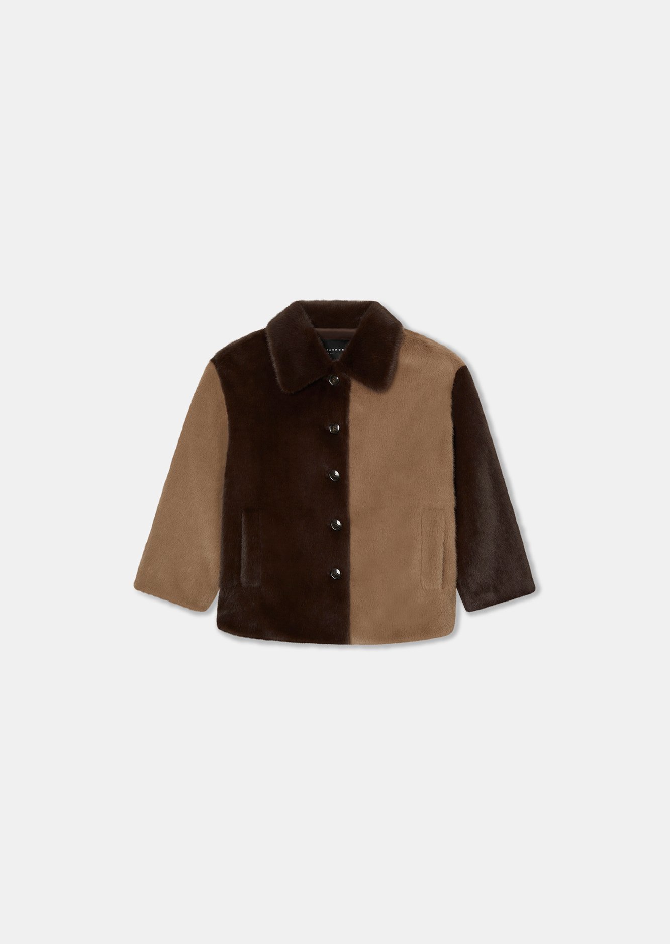 Manteau marron en fausse fourrure Magritte Tara Jarmon seconde main photo 1