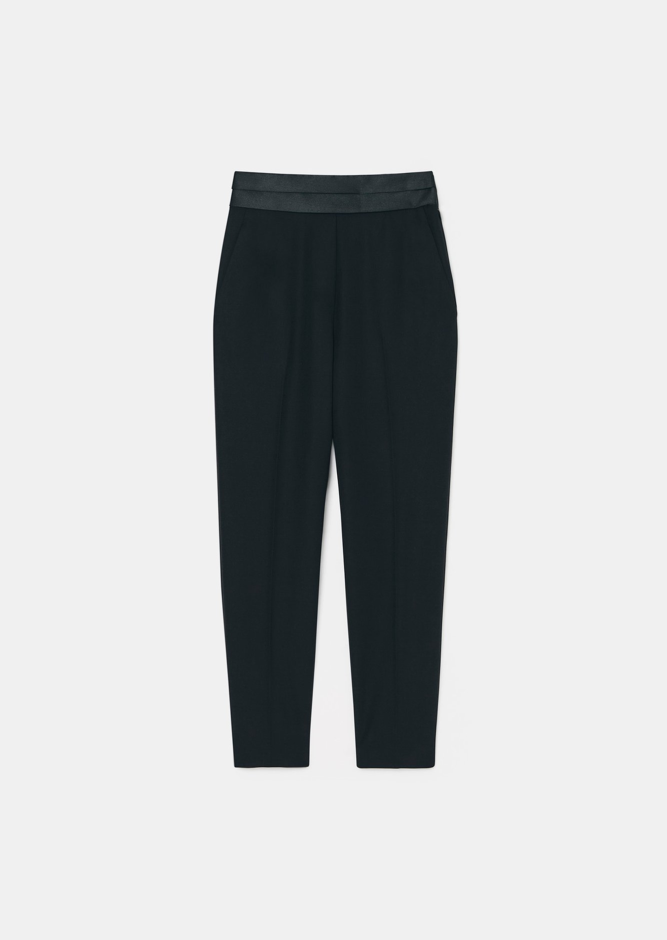 Pantalon noir en laine Paul Tara Jarmon seconde main photo 1