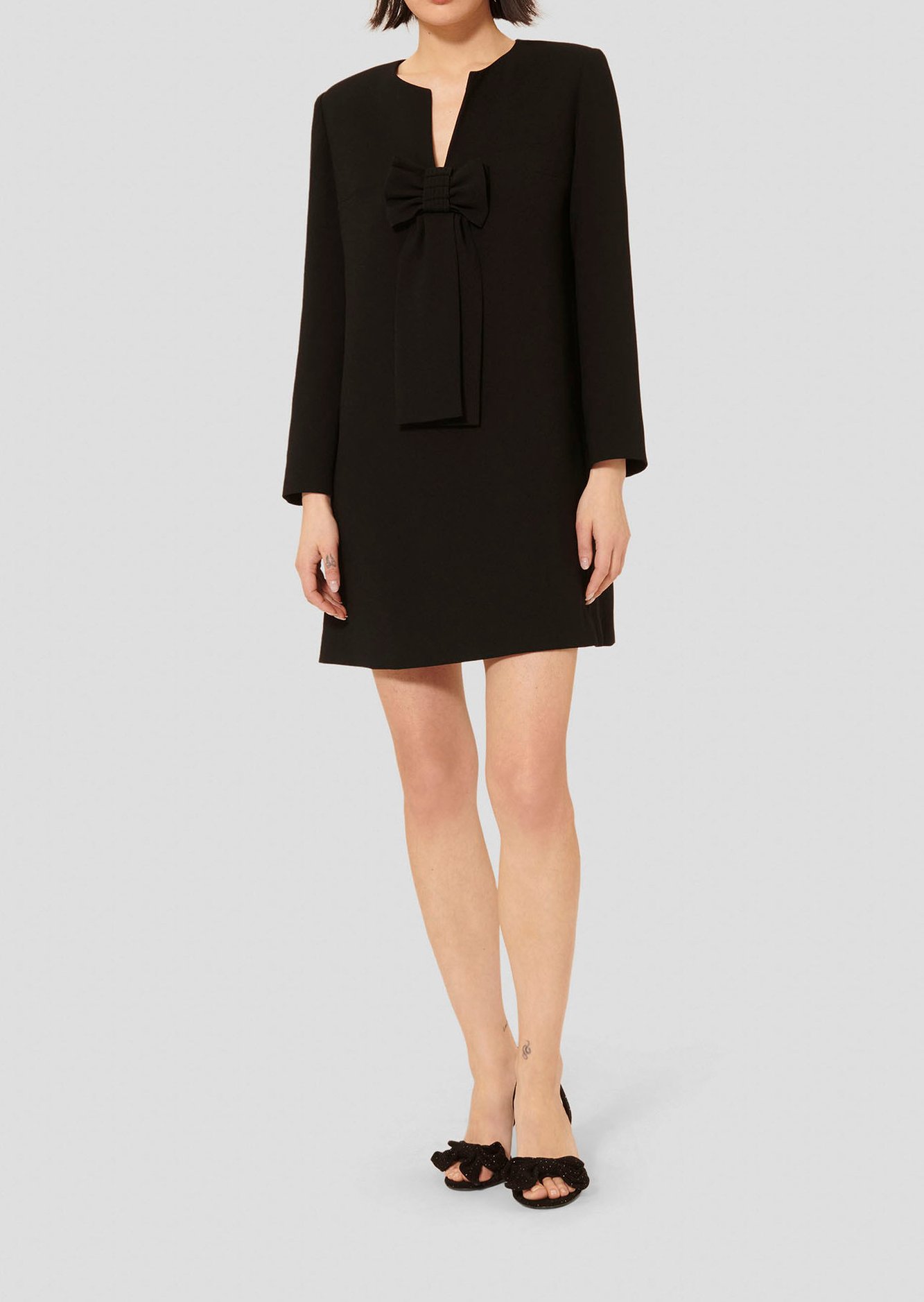 Robe noire en crêpe Rhonda Tara Jarmon seconde main photo 3