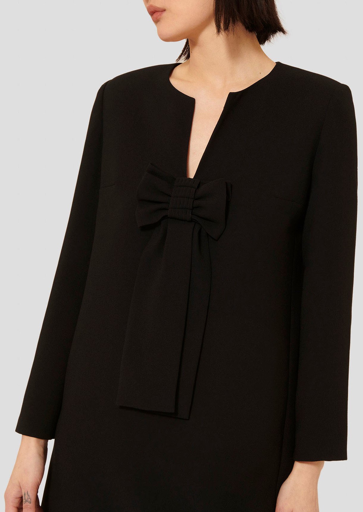 Robe noire en crêpe Rhonda Tara Jarmon seconde main photo 4