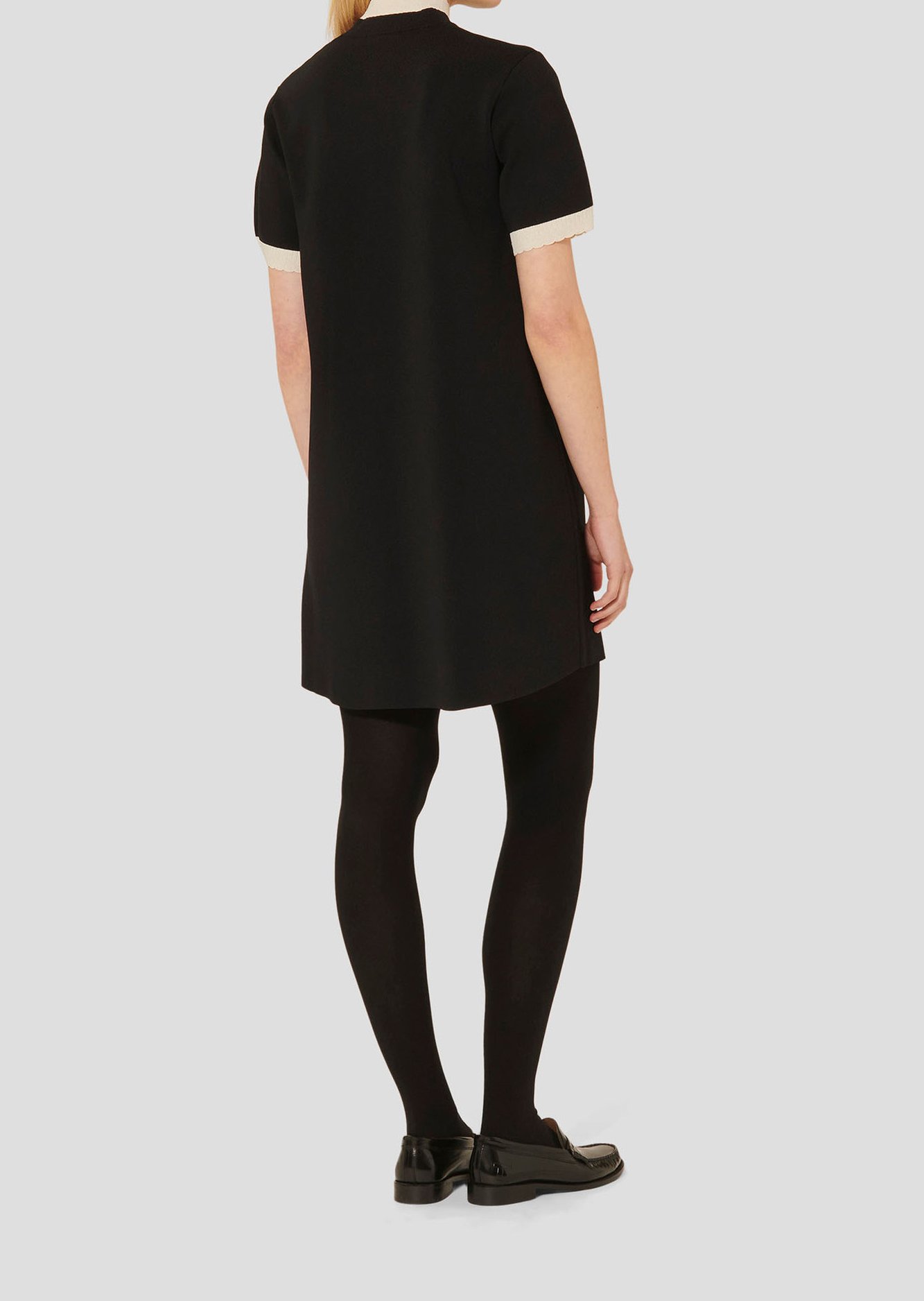 Robe noire en maille Rosane Tara Jarmon seconde main photo 5