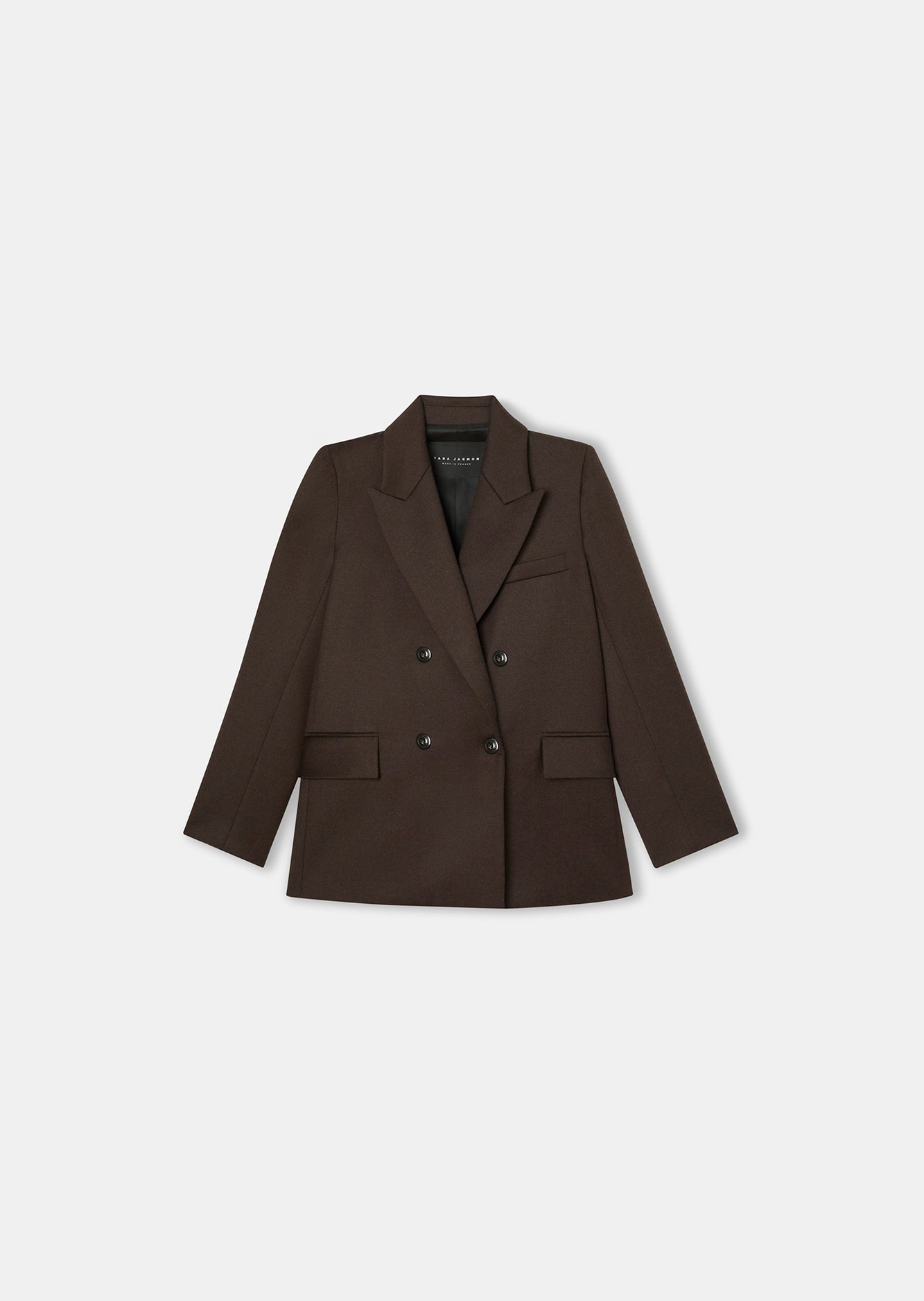 Veste marron en flanelle Valson Tara Jarmon seconde main photo 1