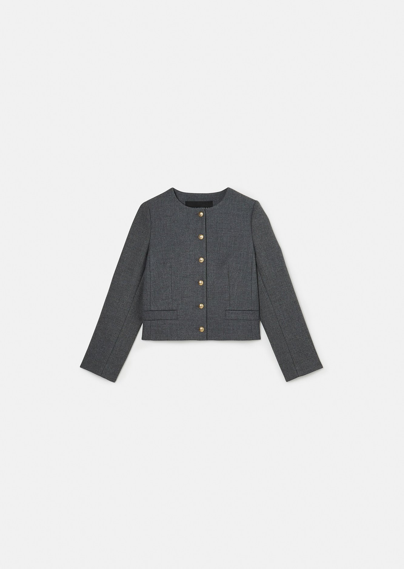 Veste grise en toile compacte Vesna Tara Jarmon seconde main photo 1