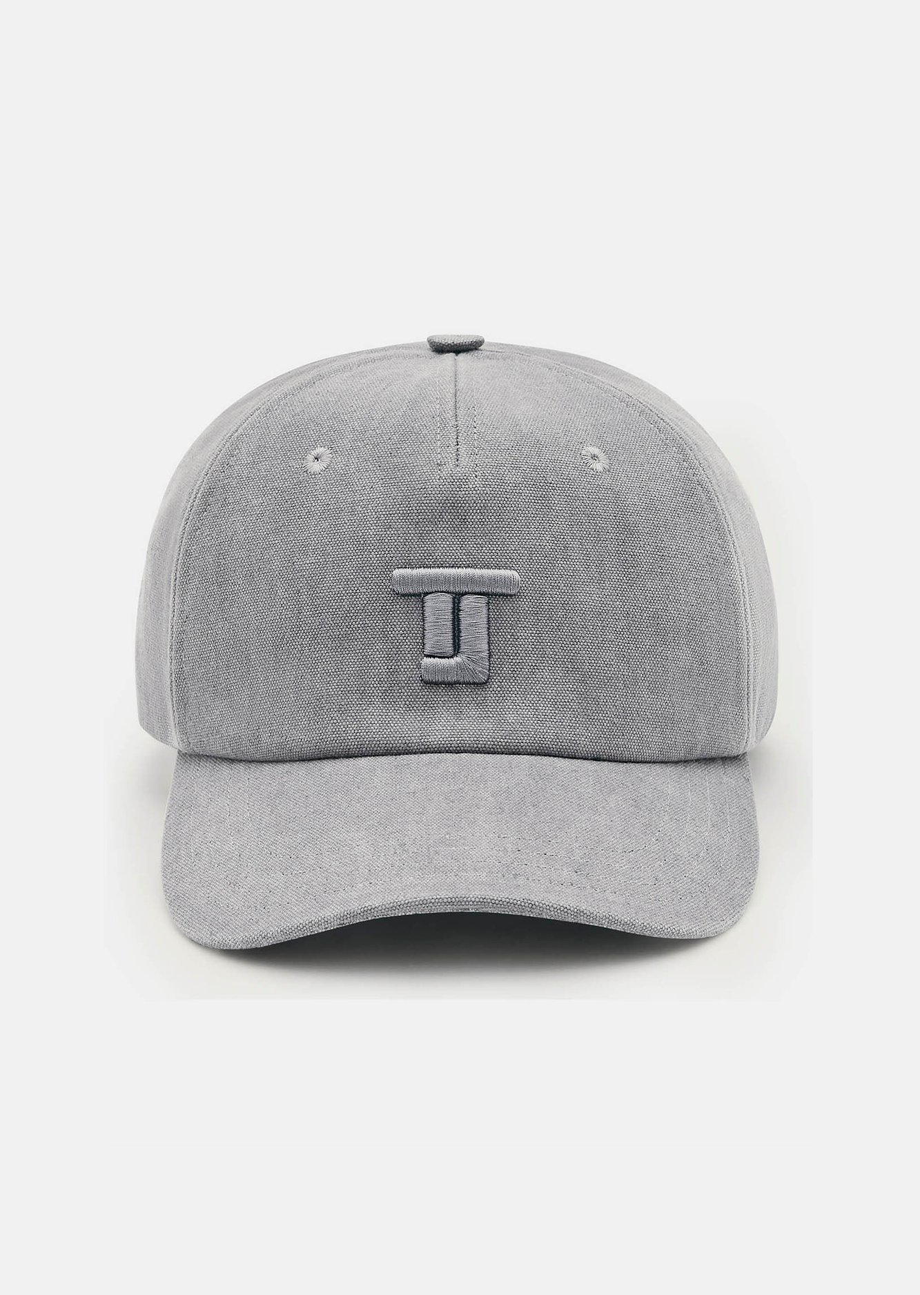 Casquette grise en denim Carole Tara Jarmon seconde main photo 1