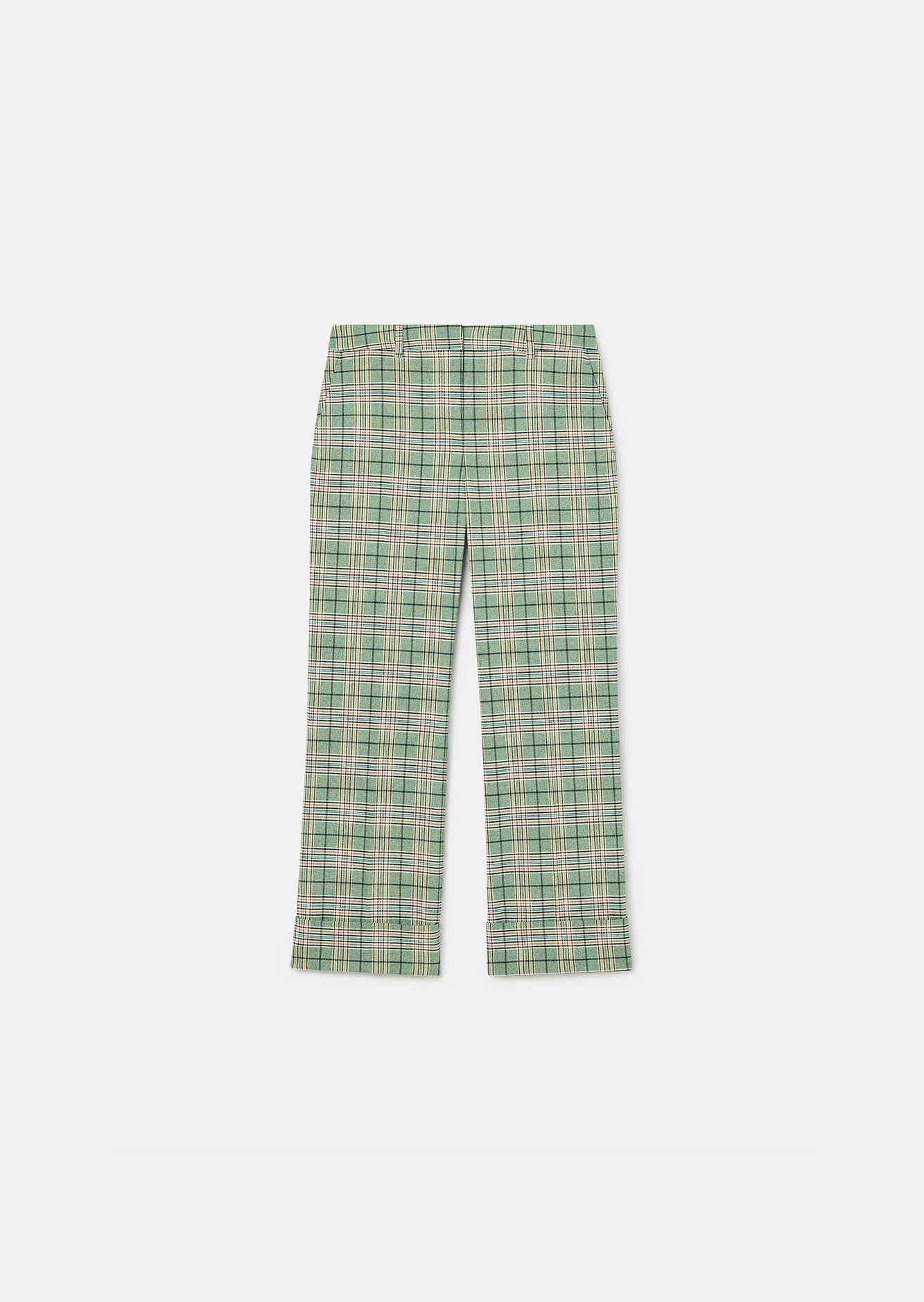 Pantalon vert en tartan Phill Tara Jarmon seconde main photo 1