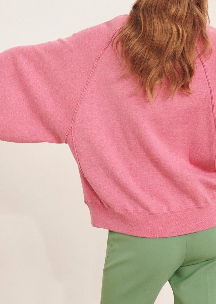 Sweat-shirt Practice rose en coton Tara Jarmon seconde main photo 6