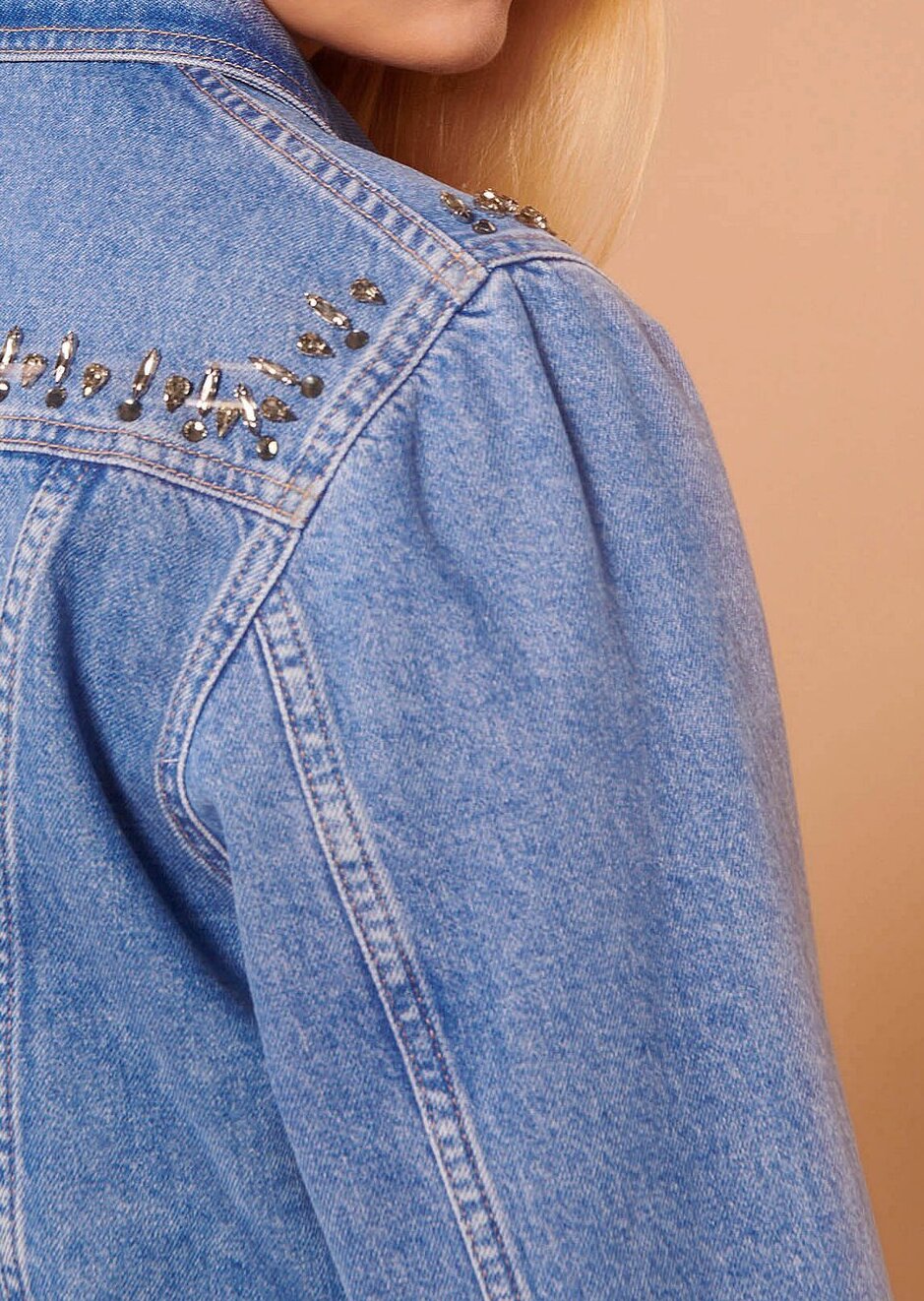 Veste Valerie bleue en denim Tara Jarmon seconde main photo 6