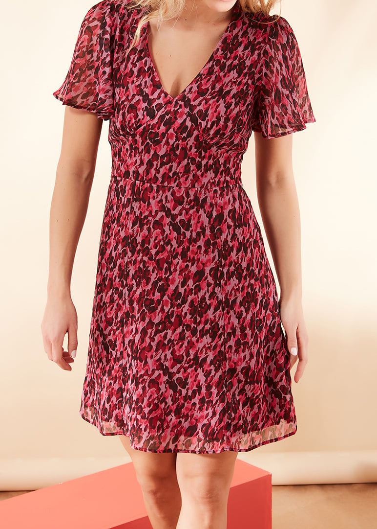 Ralicia Robe Courte Mc Col V Print Romance - Ralicia Robe Sud Express seconde main photo 3