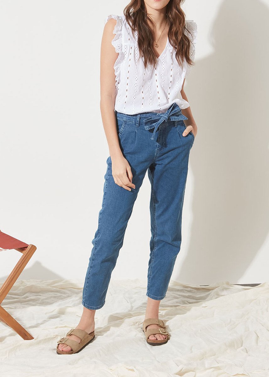 Plea - Pantalon Slouchy Taille Haute Sud Express seconde main photo 3