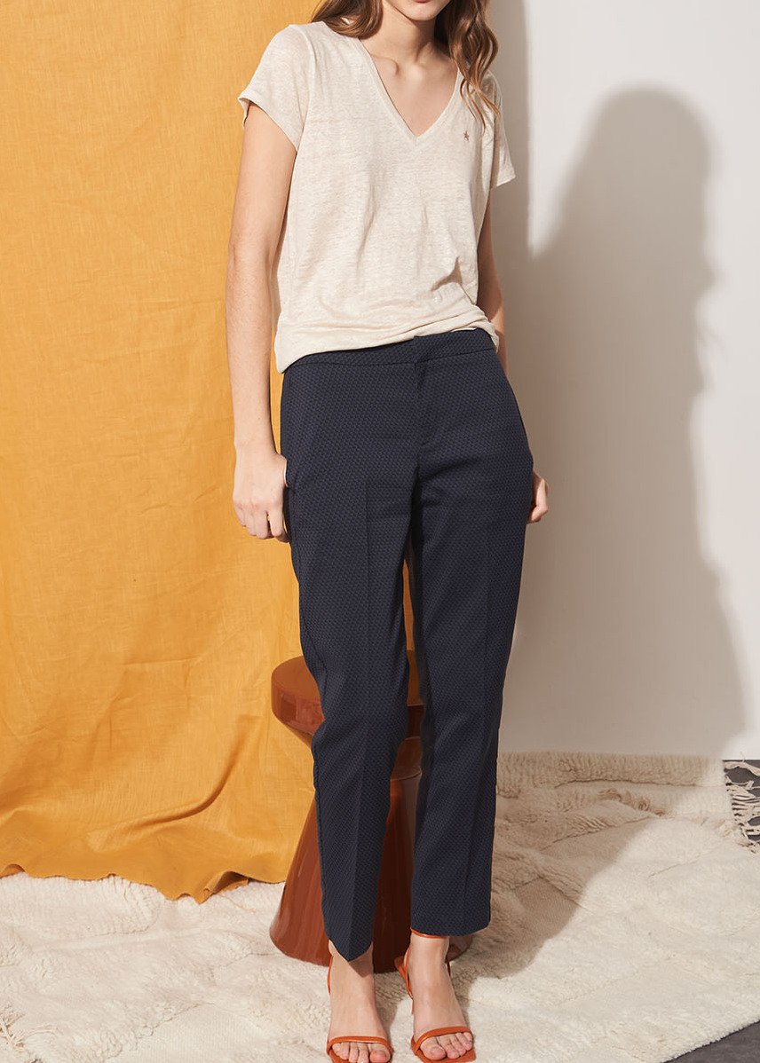 Pembella - Pantalon City En Jacquard Sud Express seconde main photo 3
