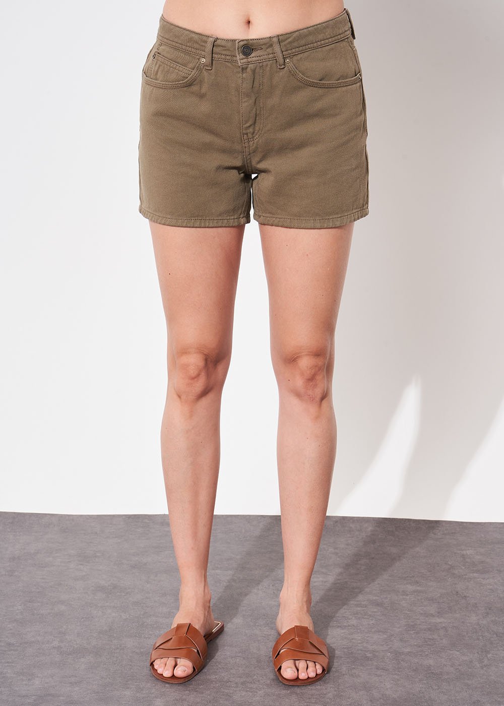 Sic - Short En Coton Cinq Poches Coupe Boyfriend Sud Express seconde main photo 4
