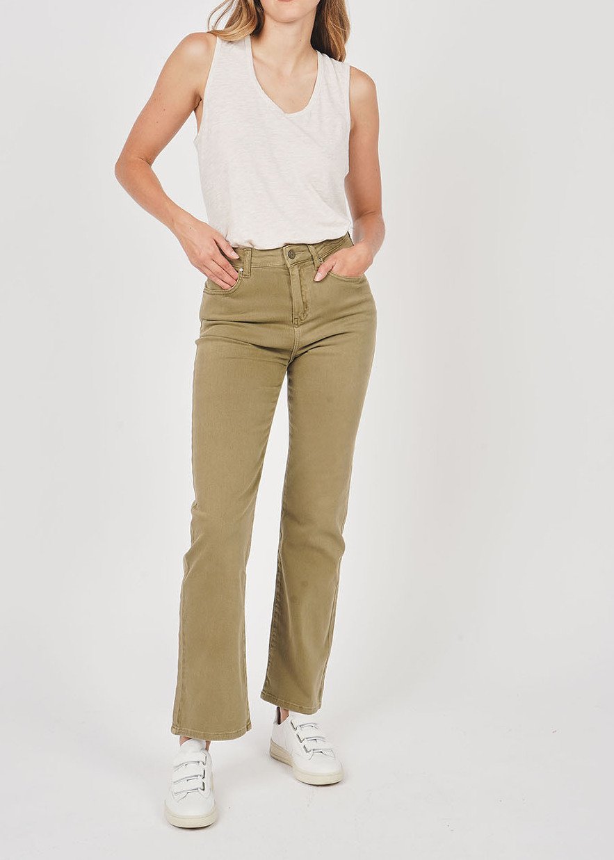 Pimpro - Pantalon Casual À La Coupe Flare Sud Express seconde main photo 4