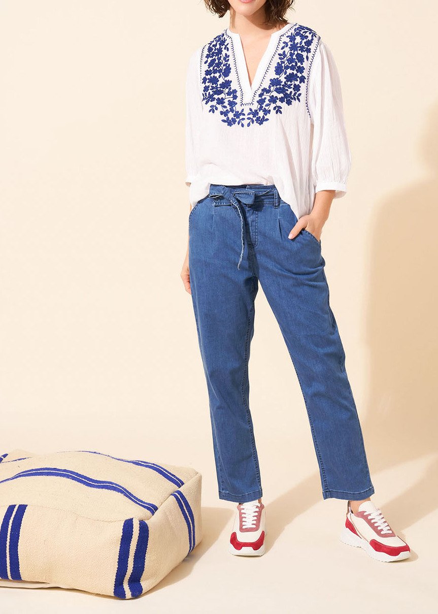 Plea - Pantalon Slouchy Taille Haute Sud Express seconde main photo 3