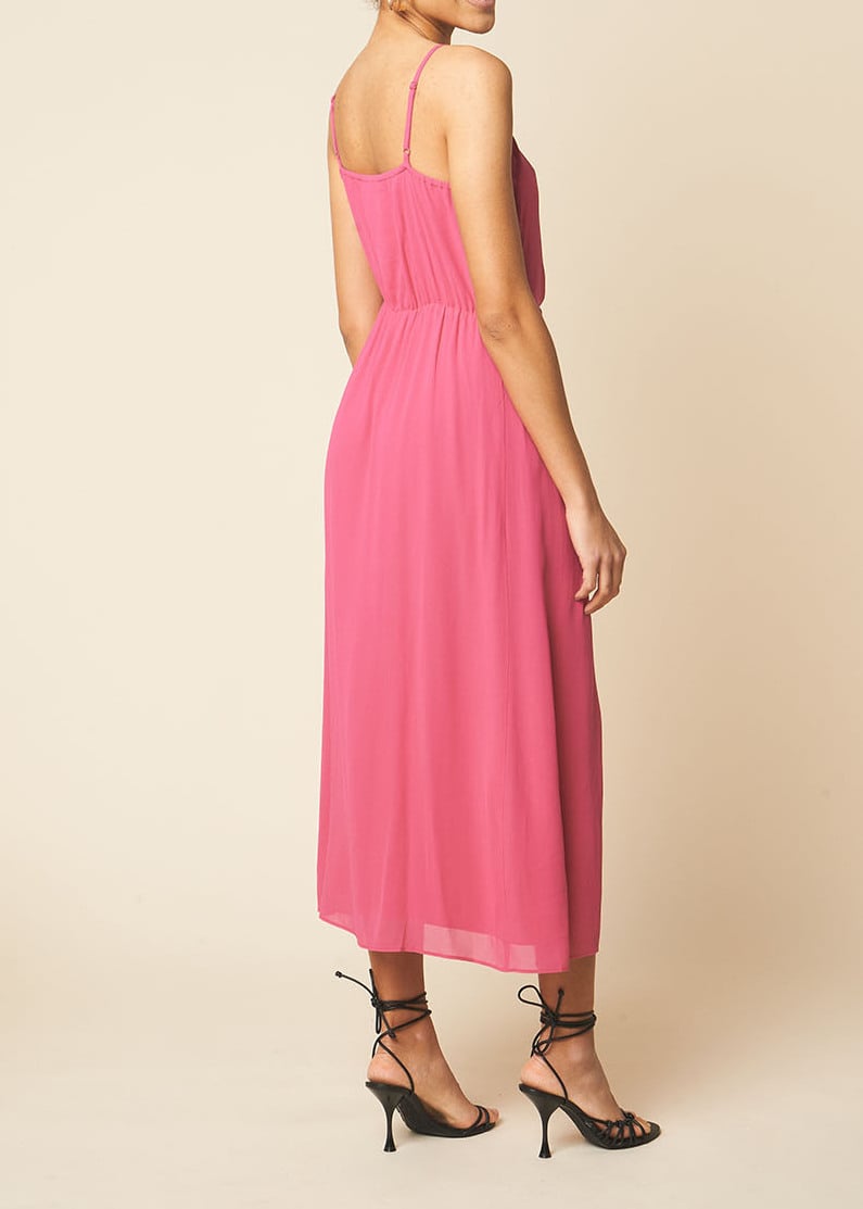 Rabcha - Robe Midi Décolleté Cache Coeur Sud Express seconde main photo 5