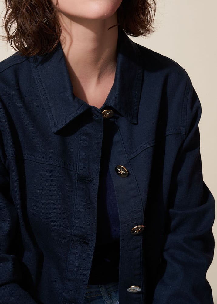Veronica - Blouson À Col Chemise Sud Express seconde main photo 4
