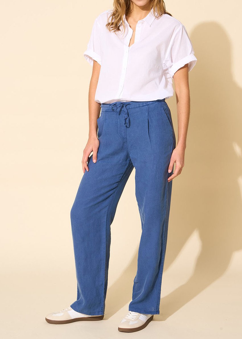 Pasky - Pantalon Élégant En Lin Sud Express seconde main photo 7