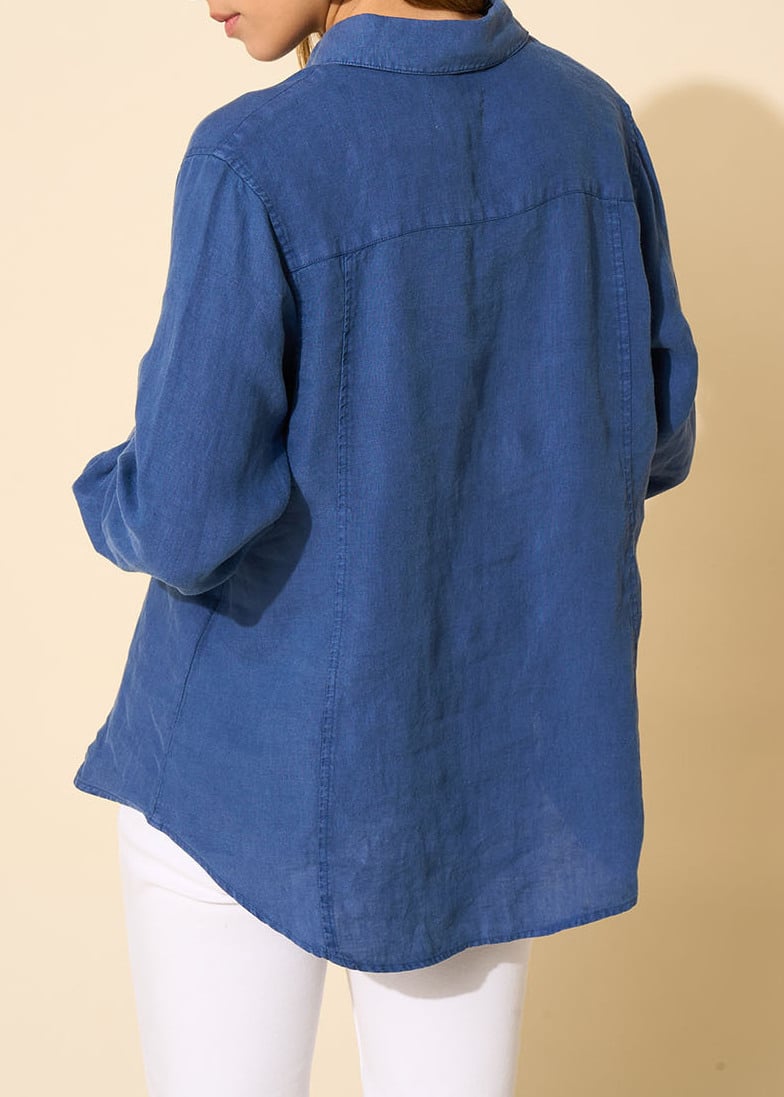 Cajaba - Chemise Oversize En Lin Sud Express seconde main photo 3
