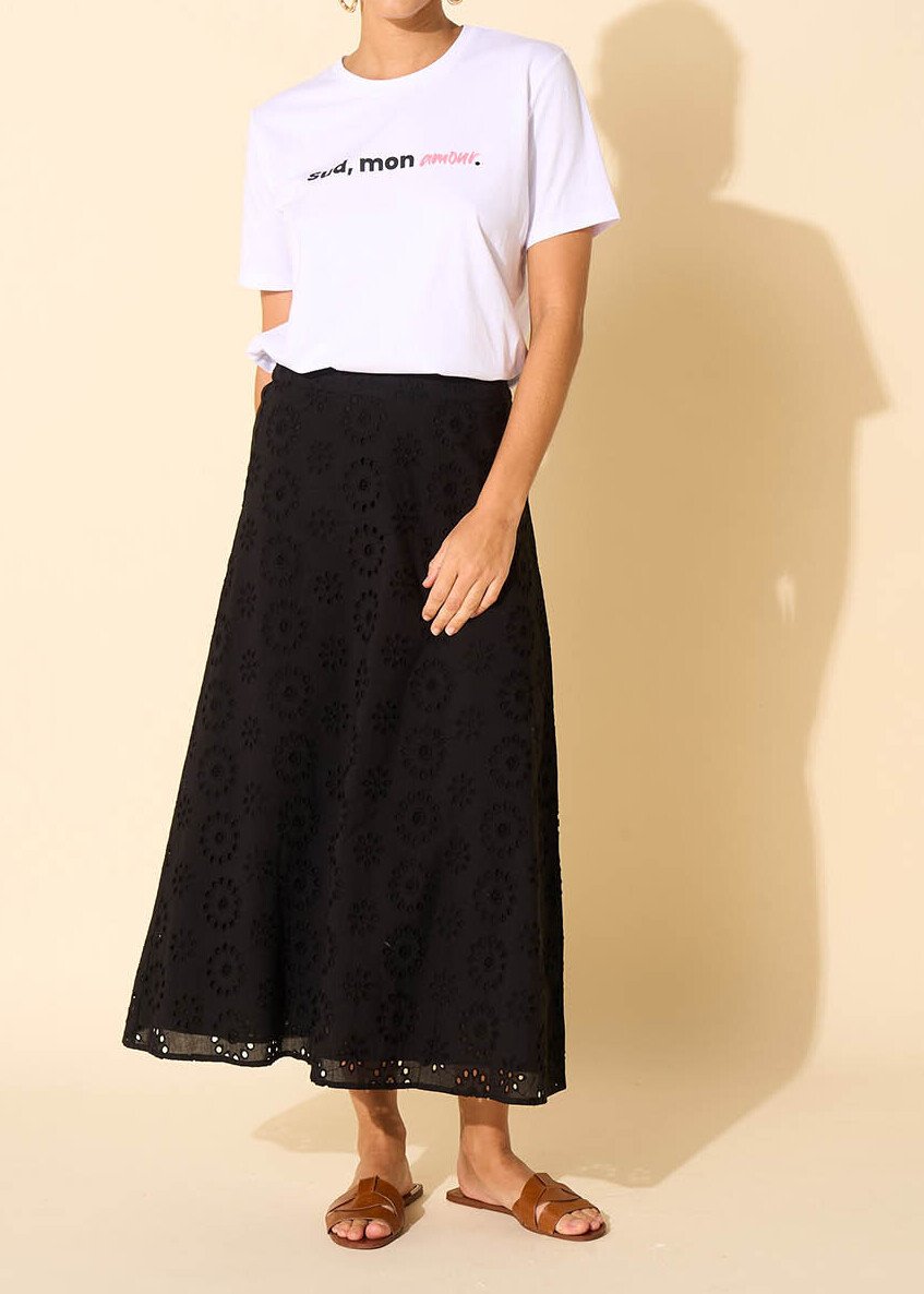 Julina - Jupe Midi En Broderie Sud Express seconde main photo 3