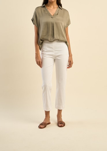 PESILY  -  Pantalon 7/8ème à pinces Sud Express seconde main photo 1