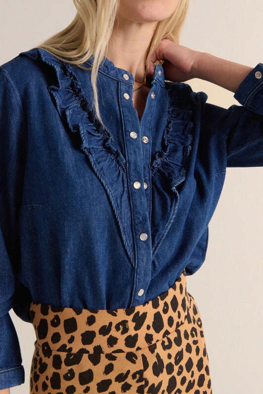 Photo produit CHEMISE BLANCHE EN JEAN numéro 1