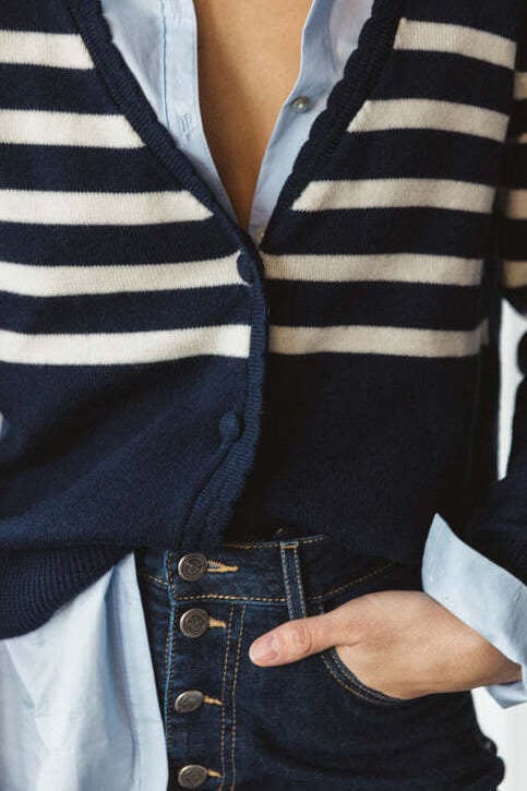 CARDIGAN IZIA MARINIÈRE Balzac seconde main photo 4