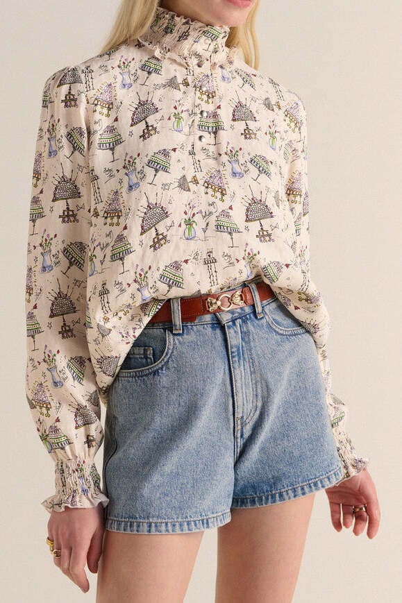 Photo produit BLOUSE UNE FOIS IMPRIMÉ ANNIVERSAIRE numéro 1