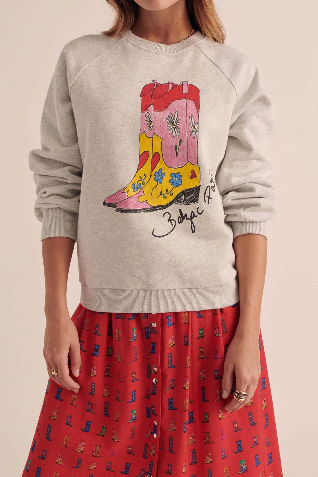 Photo produit SWEAT-SHIRT JACK GRIS SANTIAG numéro 1