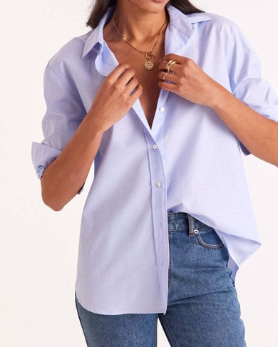 Chemise Anne bleu ciel Balzac seconde main photo 2