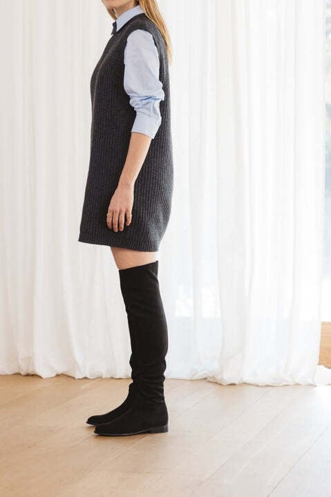 ROBE SAULE GRIS Balzac seconde main photo 5