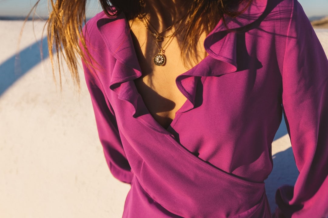 ROBE SILENCE VIOLET Balzac seconde main photo 4