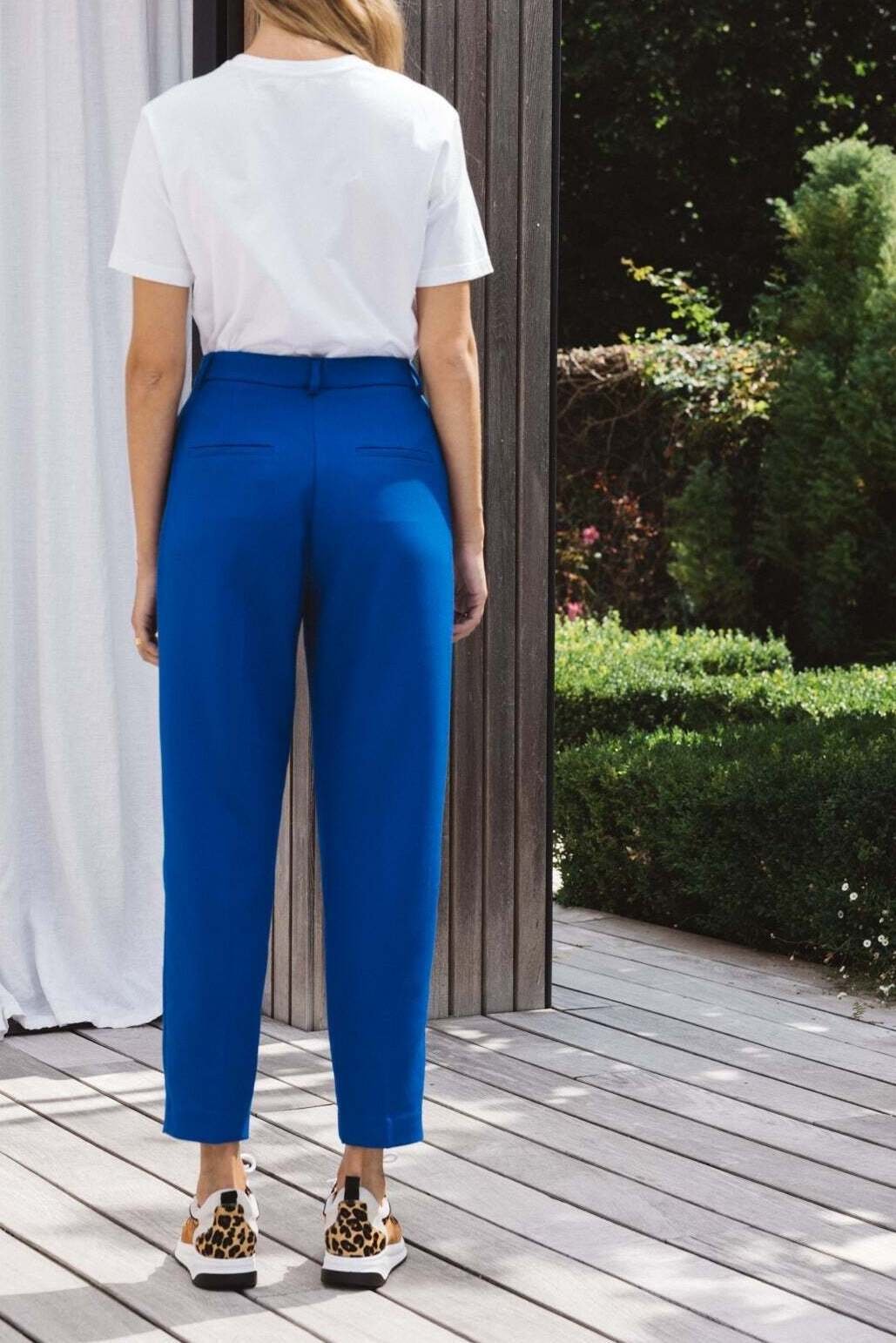 PANTALON ABRAMO BLEU ÉLECTRIQUE Balzac seconde main photo 4
