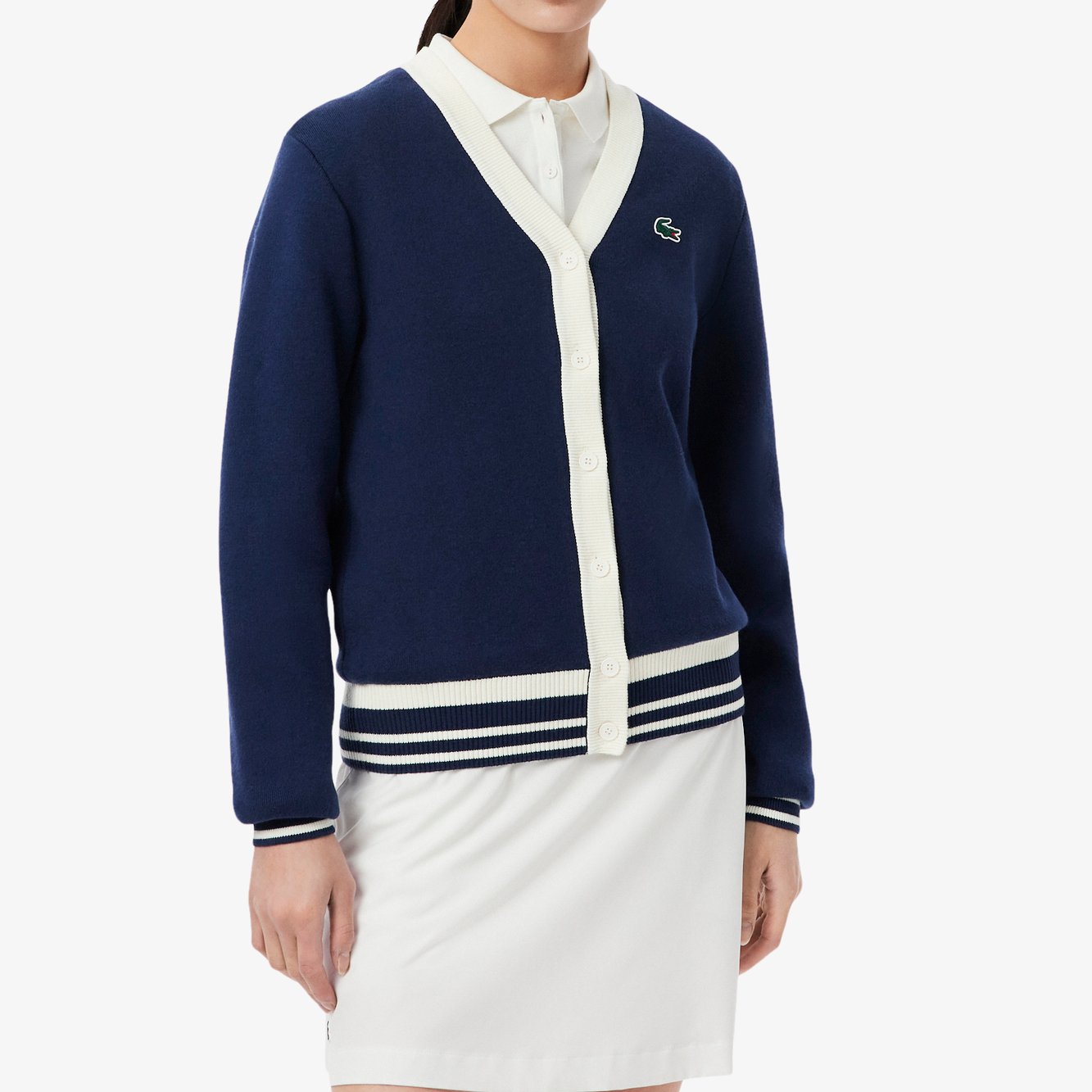 Cardigan femme Lacoste seconde main photo 2