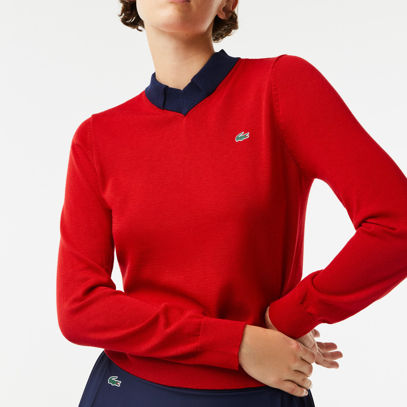 Pull femme Lacoste seconde main photo 2